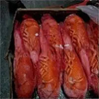 Frozen cooked lobster